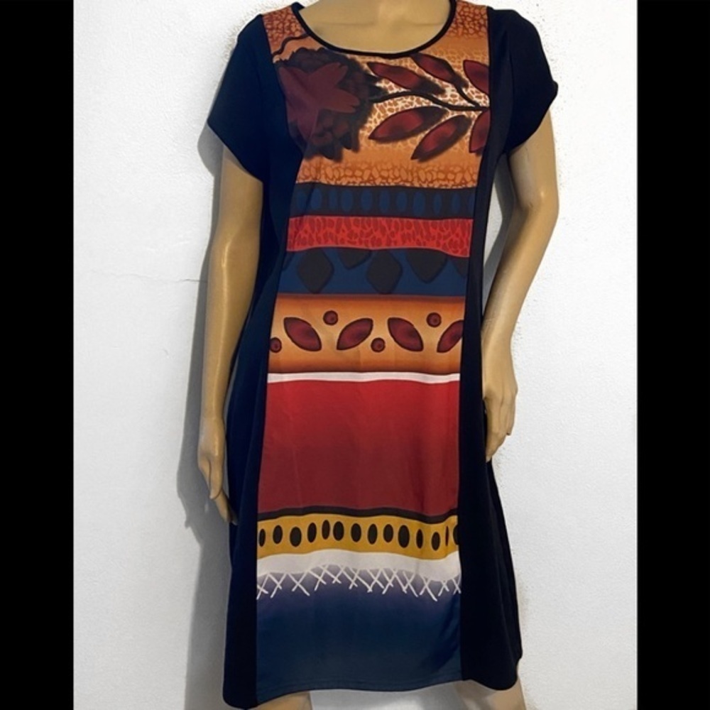 Monroe& Main floral shift dress size L